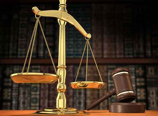 Photo of scales of justice and judge's gavel