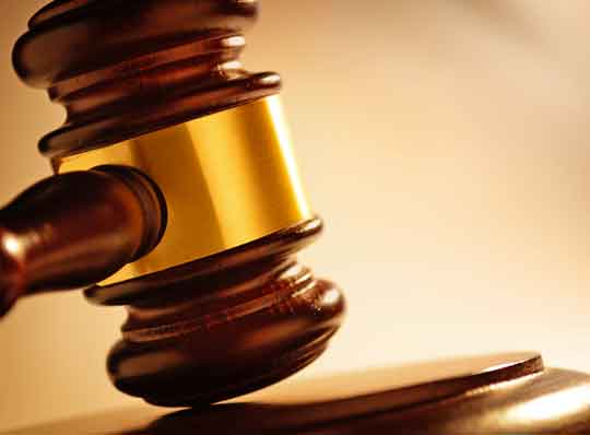 Photo of a judge's gavel